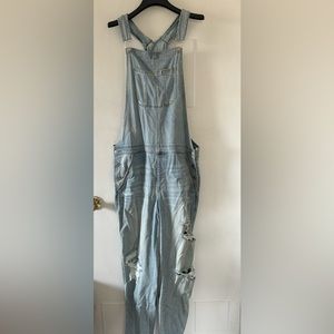 American Eagle Wide Leg Overalls